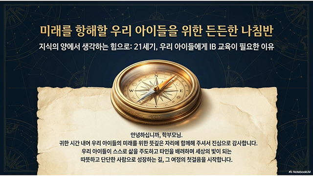[학부모 연수 2] IB와 우리 아이의 미래 21세기 인재상과 IB 학습자상